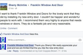 A Happy Customer with a New Steel Entry Door