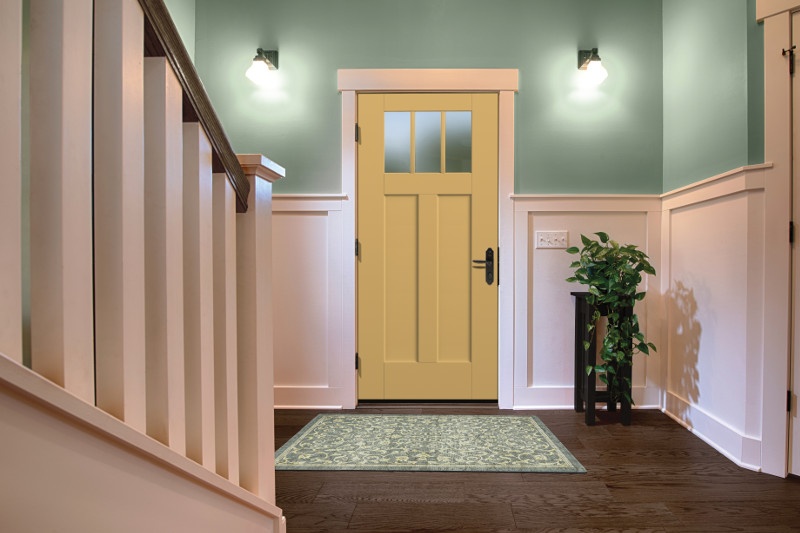 Contemporary Front Doors Home_S4813XE-SDLF1_SatinEtch-1_SW6373Harvester.jpg