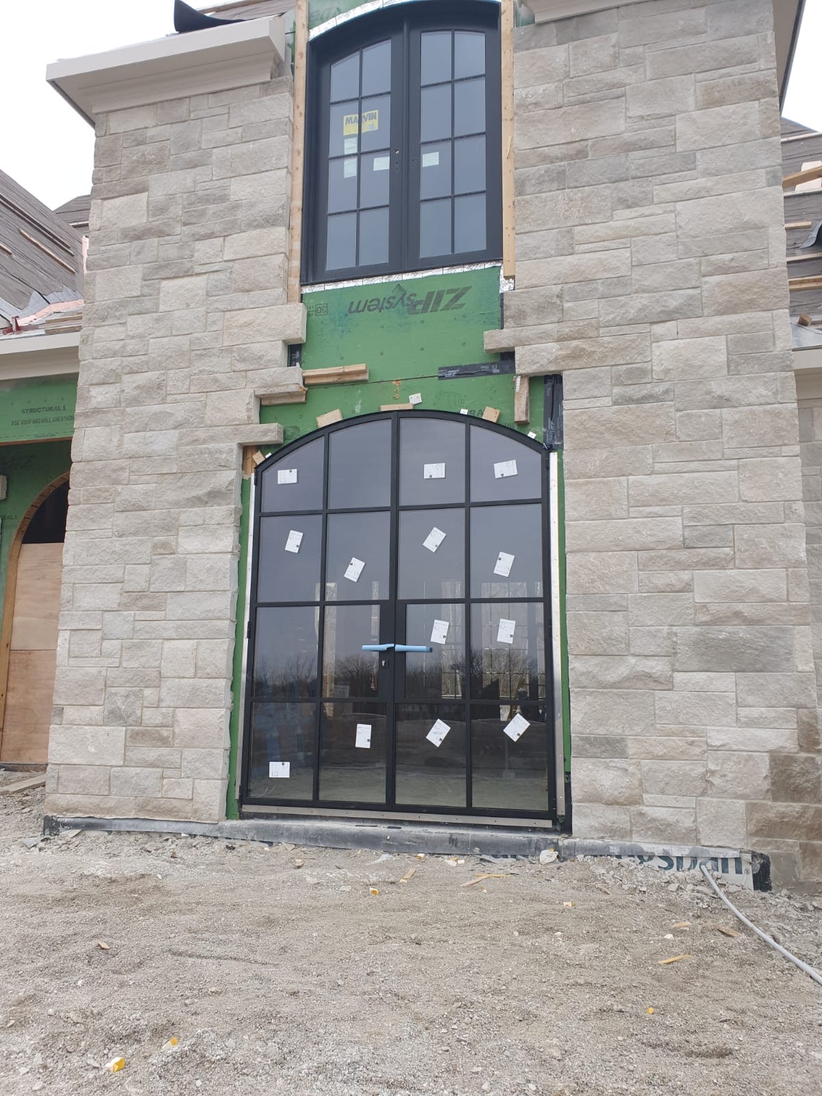 MHB Steel-Franklin Window And Door- Marvin Signature Arched French Door