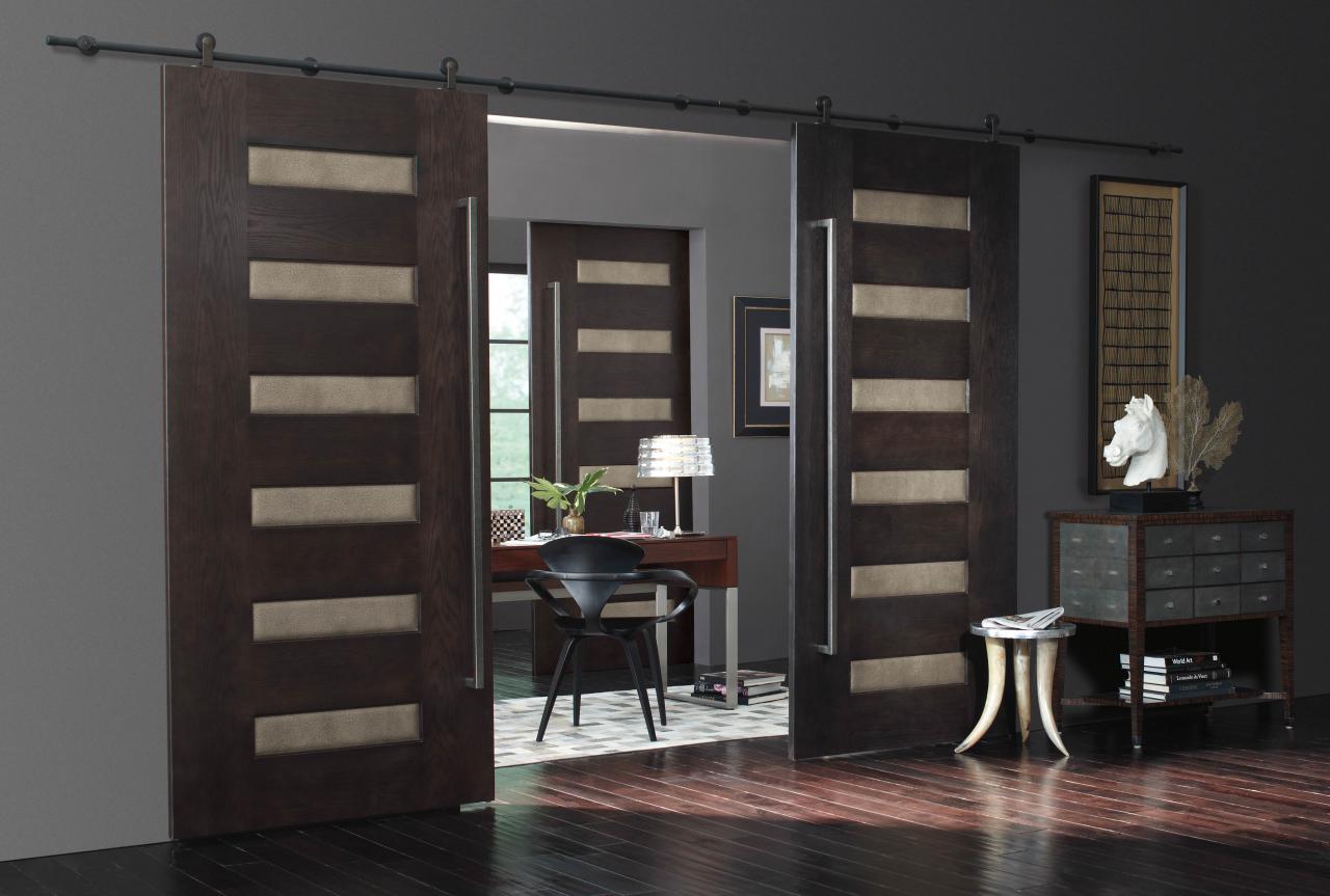 Trustile Stacked Rail door with Leather inserts.jpg