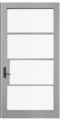 Contemporary Fiberglass Entry Door that Looks Like Authentic Steel Contemporary Fiberglass Entry Door that Looks Like Authentic Steel